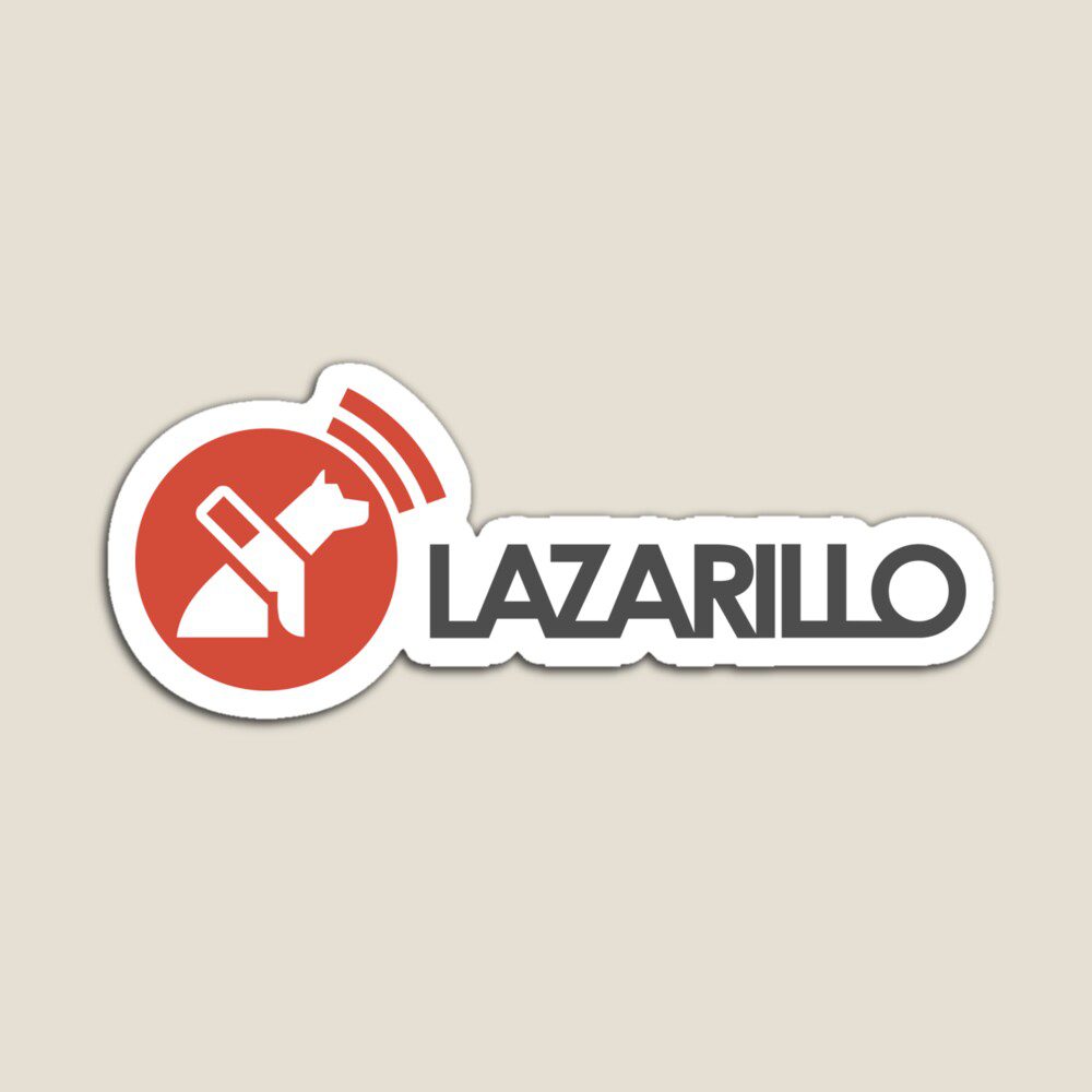 Lazarillo Horizontal Logo Magnet