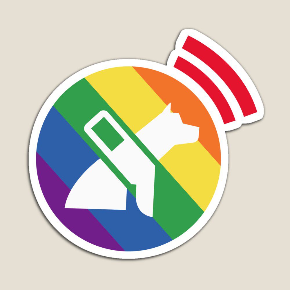Lazarillo Pride Logo Magnet